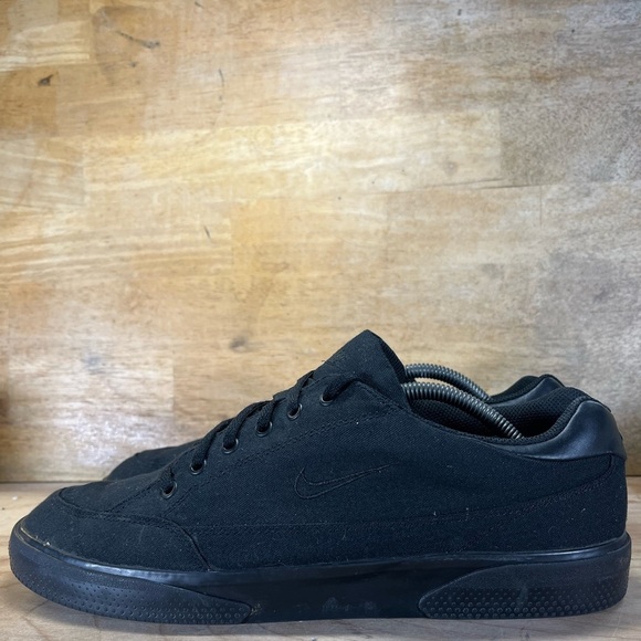 Nike Retro GTS 97 Mens Size 11.5 Shoes Sneakers Triple Black DA1446-003 - Picture 4 of 10